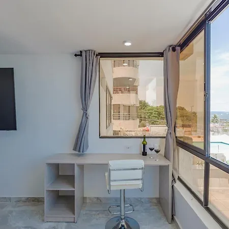 Lujoso Apartamento Con Vista Al Mar Cartagena Exterior photo
