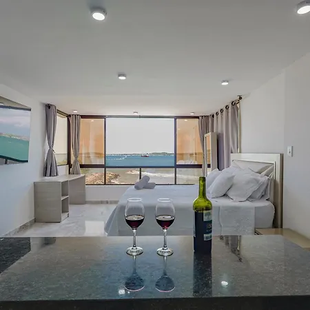 Lujoso Apartamento Con Vista Al Mar Cartagena Exterior photo